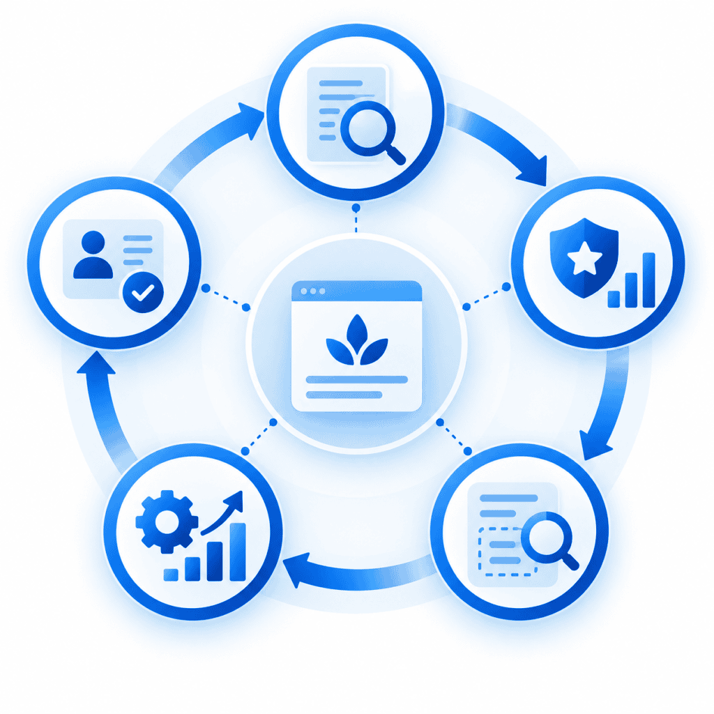 Artificial intelligence optimization process workflow diagram